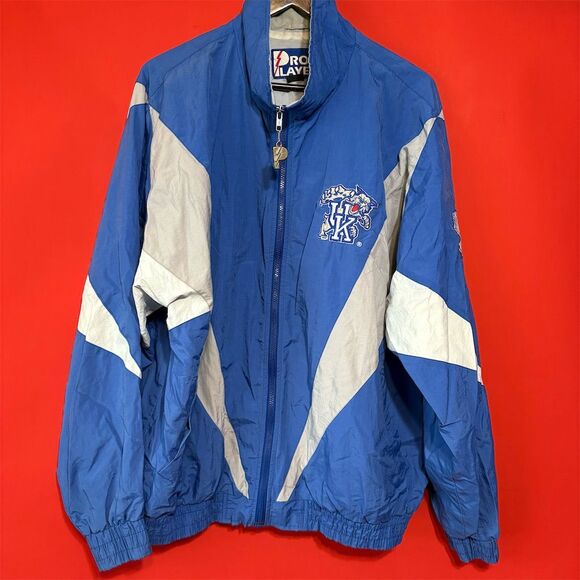 Pro Player Blue and White Windbreaker Jacket